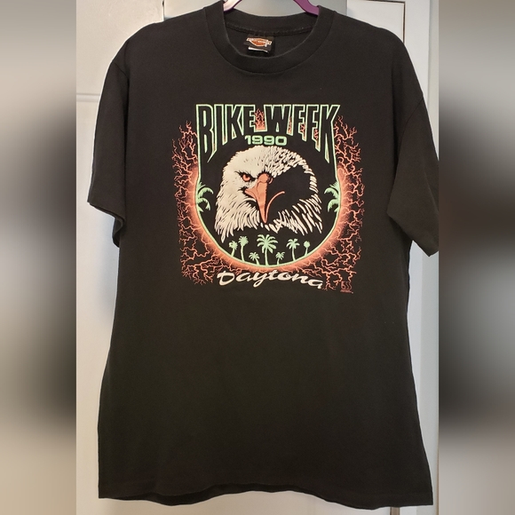 Harley Davidson T-shirt 1990s Daytona XL - Picture 1 of 4